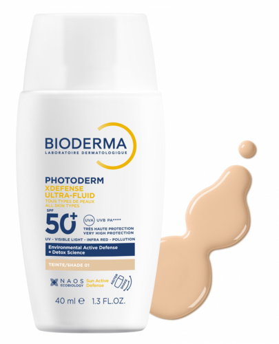 BIODERMA - PHOTODERM XDefense Ultra-Fluid Invisible SPF50+ Tinted (Shade 1) - 40ml